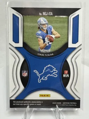2025 Panini Certified - Issace Teslaa 73/399 back