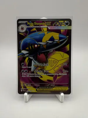 Mega Sharpedo ex - 113/094 - Phantasmal Flames - NM - Pokemon front
