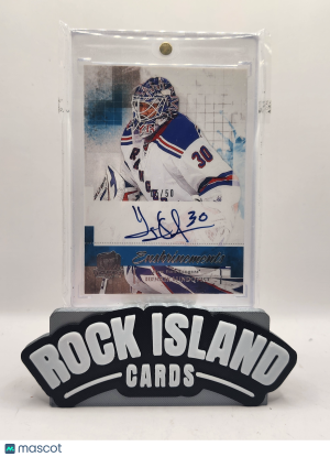 Henrik Lundqvist 2011 2010-11 Upper Deck The Cup #CE-HL Endorsements / 50 front