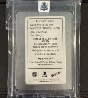 Alex Debrincat 1 Of 1 Printing Plate back
