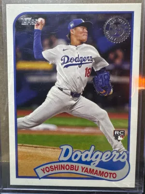 2024 Topps Update '89 Topps #89US29 Yoshinobu Yamamoto front