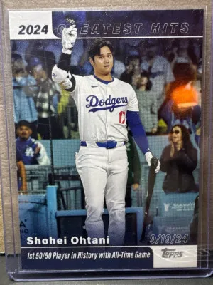 2025 Topps Series 1 2024 Greatest Hits Shohei Ohtani #GH-25 Los Angeles Dodgers front