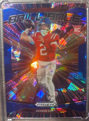 2025 Prizm DP Brilliance Jaxon Dart /149 front
