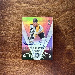 2007-08 Bobby Orr The Cup Enshrinements Auto /50 front