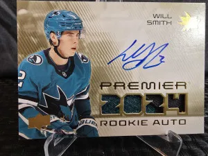 2024-25 Premier Will Smith Rookie Auto Patch /15 PRA-WS front