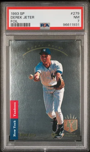 1993 Sp Derek Jeter Foil front