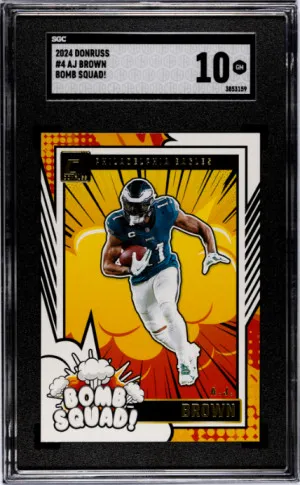 2024 Donruss Aj Brown SGC 10 front