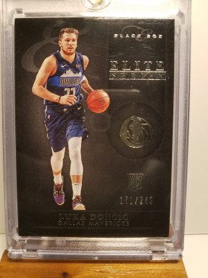 2018 Black Box Elite Series Luka Doncic rookie /249 front