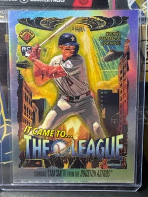 2025 Bowman Chrome Cam Smith It Came To The League #IT-9 RC Houston Astros front