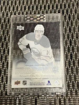 2020 Dylan Cozens Clear Cut Rookie Auto back