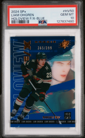 Liam Ohgren Holoview F/X-Blue /399 (RC) front
