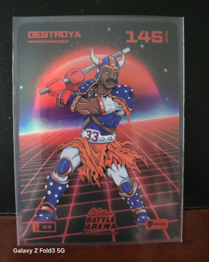 2026 Bo Jackson Battle Arena Destroya Patrick Ewing Debut Brawl FOIL SP front