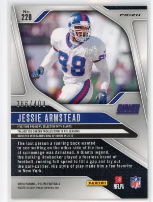 2024 Panini Prizm #220 Jessie Armstead Pandora /400 back
