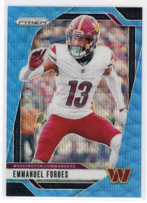 2024 Panini Prizm #291 Emmanuel Forbes Blue Wave 230/230