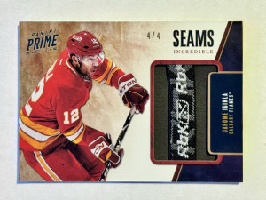 2012 Panini Prime Seams - Jarome Iginla 4/4 front