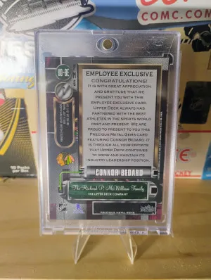 2023 Upper Deck Connor Bedard Employee Exclusive PMG back