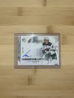 Liam Ohgren Future Watch Auto /199 front