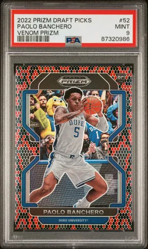 2022-23 Panini Prizm Draft Picks Paolo Banchero Venom Prizm front