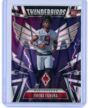 2025 Panini Phoenix Emeka Egbuka Thunderbirds Seismic 12/99 front