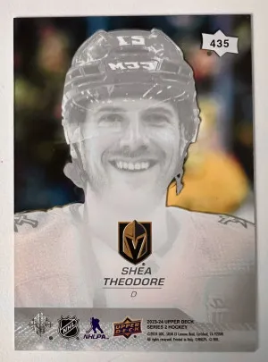 2024 Upper Deck Series 2 Shea Theodore Clear Cut back