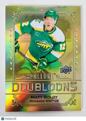 2024 Upper Deck Allure Gold Doubloons Matt Boldy front