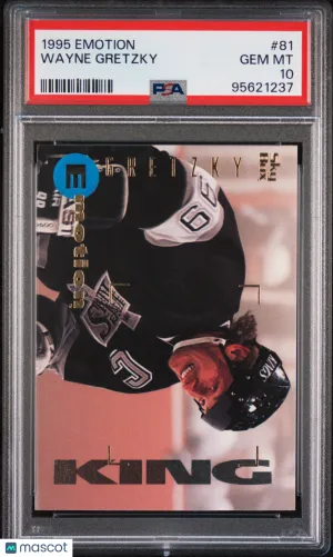 1995 Skybox Emotion Wayne Gretzky #81 PSA 10 front
