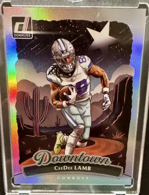 2025 Panini Donruss 🔥CeeDee Lamb🔥 🏢Downtown 🏢Dallas Cowboys. front