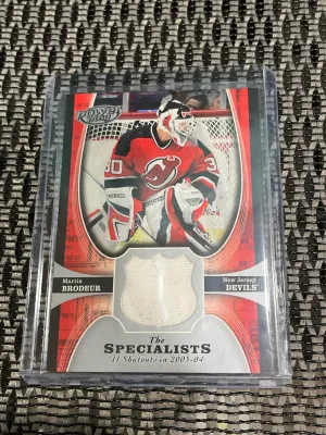 2005 Martin Brodeur Patch front