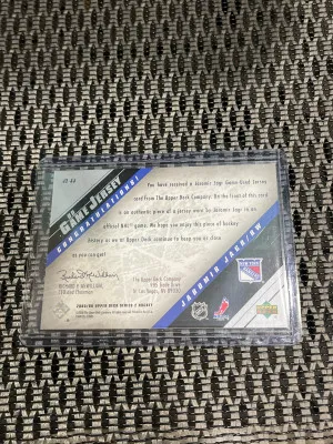 2005 Jaromir Jagr Patch back