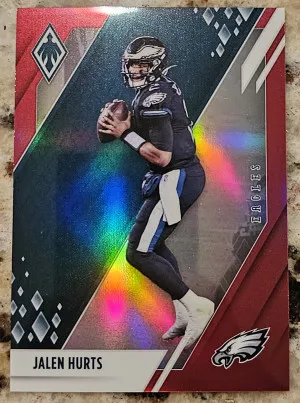 2021 Phoenix Jalen Hurts Red /250 #73 front