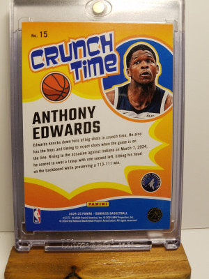 2025 Anthony  Edwards crunch time /25 back