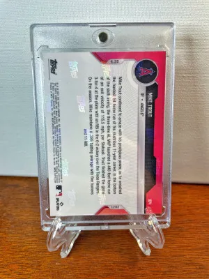 2021 Topps Now MIKE TROUT #/25 Crushes Hardest Hit HR 115.5 Mph #104 Angels back