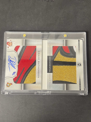 2018-19 The Cup Monumental Rookie Patch Drake Batherson /6 front