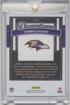 2025 Donruss Derrick Henry Downtown back