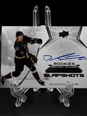 2022-23 Upper Deck Premier Dylan Guenther Slapshots Rookies Auto Rookie RC front