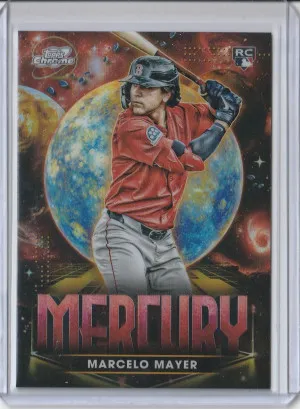 2025 Topps Chrome Cosmic Planetary Pursuit Mercury SSP Marcelo Mayer front