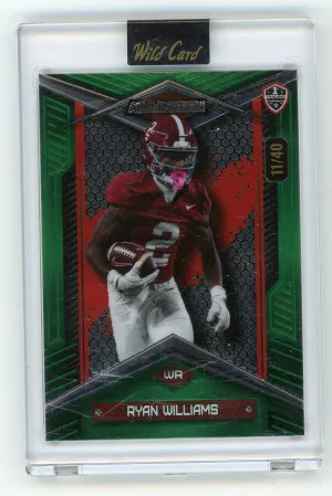 2024 Wild Card Ryan Williams Alumination 11/40 front
