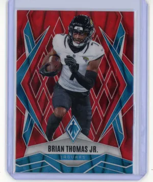2025 Panini Phoenix #99 Brian Thomas Jr. Red Seismic 31/99 front
