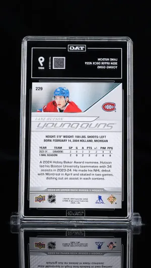 Lane Hutson 2024 Upper Deck Young Guns #229 back