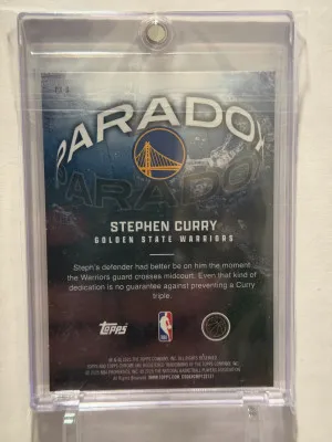 2025 Topps Chrome Stephen Curry Paradox back
