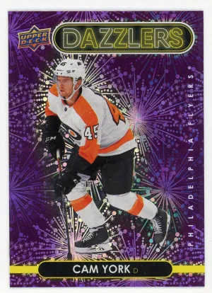 2021-22 Upper Deck Cam York Dazzlers Purple