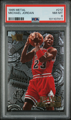 1995 Metal Michael Jordan front