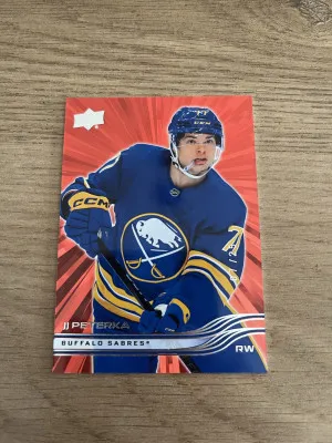 2025-26 Series 1 Outburst Red /25 JJ Peterka front