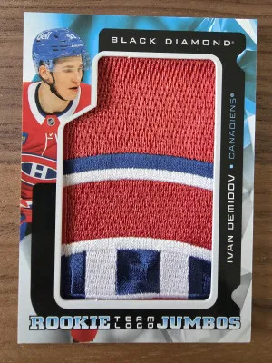 25-26 BLACK DIAMOND ROOKIE TEAM LOGO JUMBOS - IVAN DEMIDOV #RTL-ID CANADIENS front