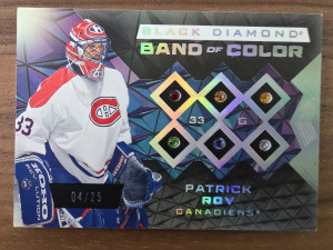 2025-26 Black Diamond Patrick Roy Band of Color 04/25 front