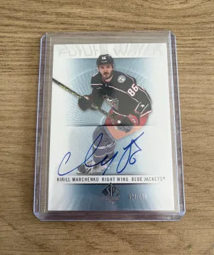 2022-23 SP Authentic Retro Future Watch Auto /699 Kirill Marchenko front