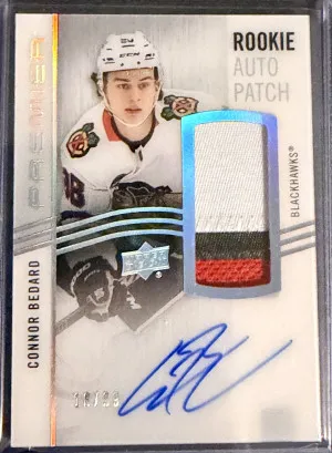 2023 Connor Bedard 2023-24 Upper Deck Premier Rookie Auto Patch /99 front