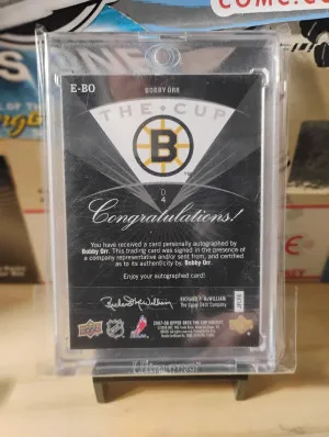 2007 UD The Cup Bobby Orr Enshrinements Autograph/50 back
