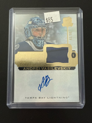 2022-23 The Cup Signature Materials Andrei Vasilevskiy /99 front