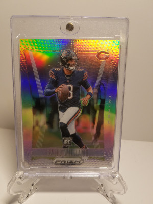 Caleb Williams Prizm Silver Deca rookie card front